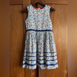 Johnnie Boden floral dress. Girls size 11-12y.